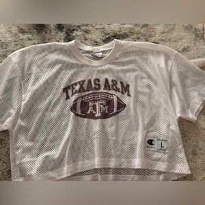 Women’s Champion mesh A&M crop top